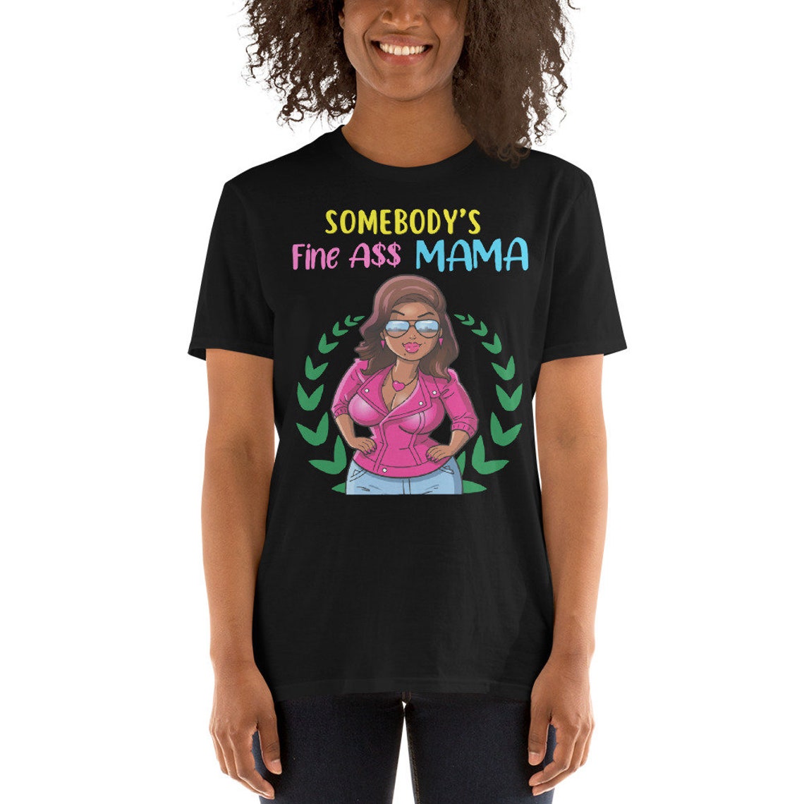 Afro Women Shirt, Black Mom Shirt, Cute Women Shirt