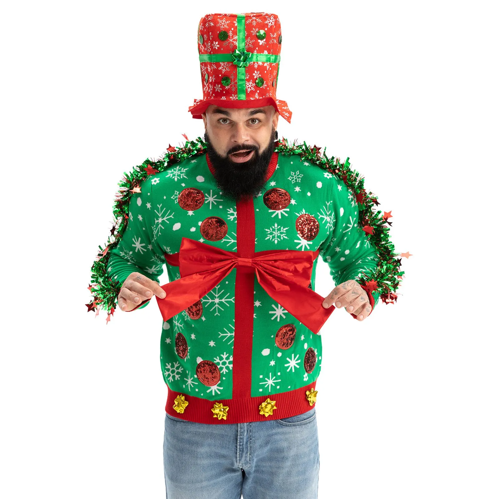 The Ultimate Gift Funny Ugly Mens Christmas Sweater