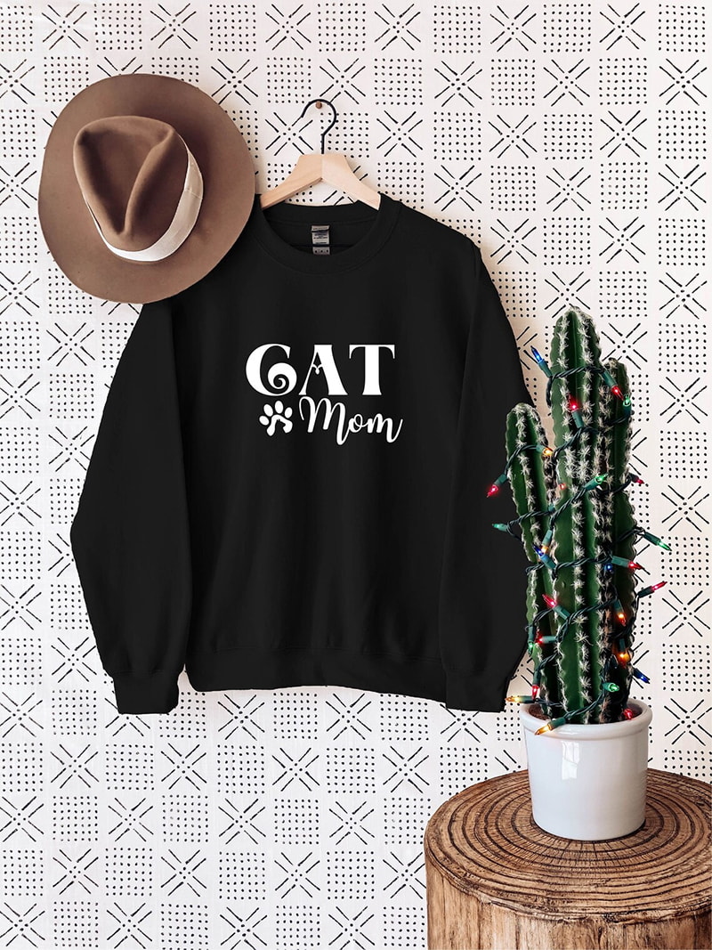 Cat Mama Sweatshirt, Cat mom Shirt