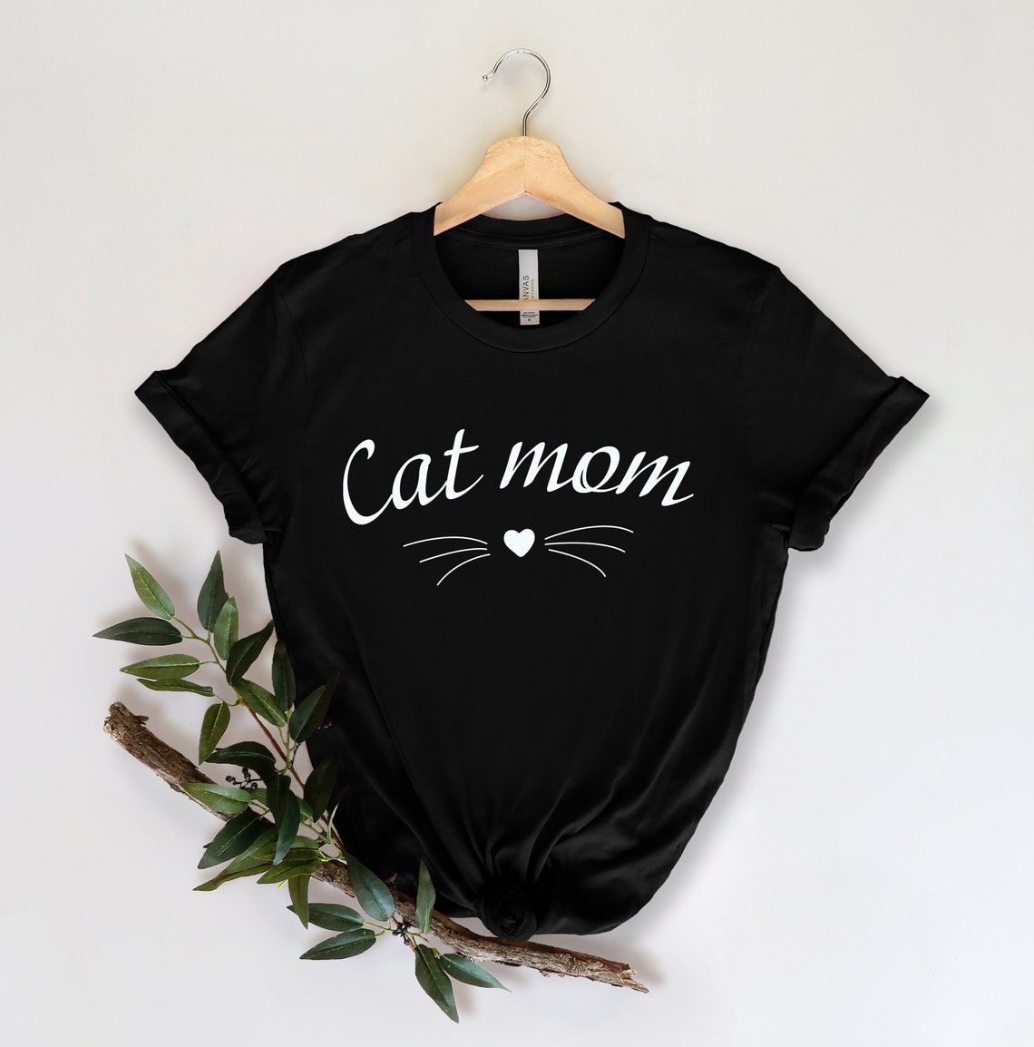 Cat Mom Shirt, Cat Lover Shirt, Women Cat T-shirt