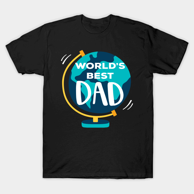 Earth Worlds best dad T-Shirt