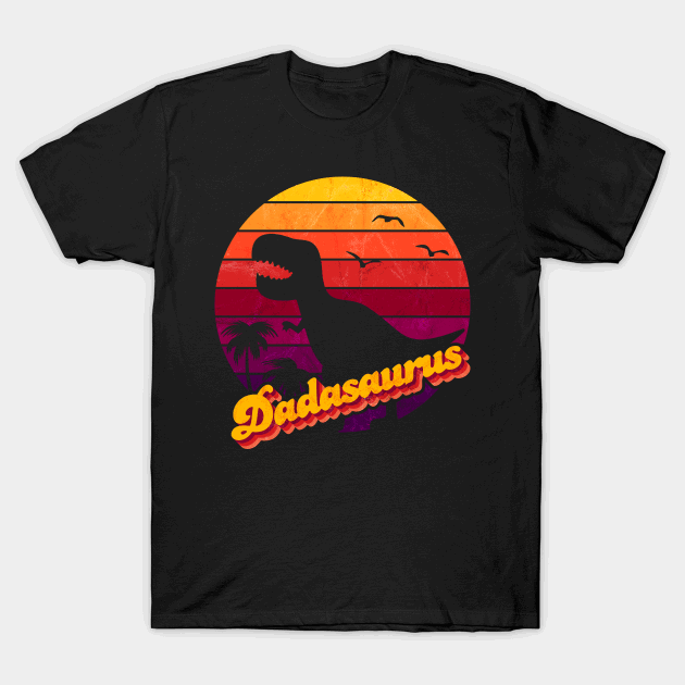 Fathers day Dadasaurus vintage T-shirt