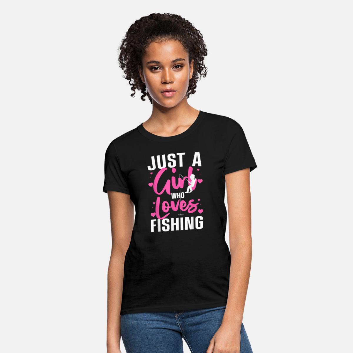Funny Fishing Design For Girls Women Kids Angler