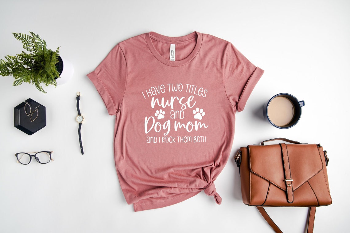 Funny nurse shirt, Dog Lover Nurse