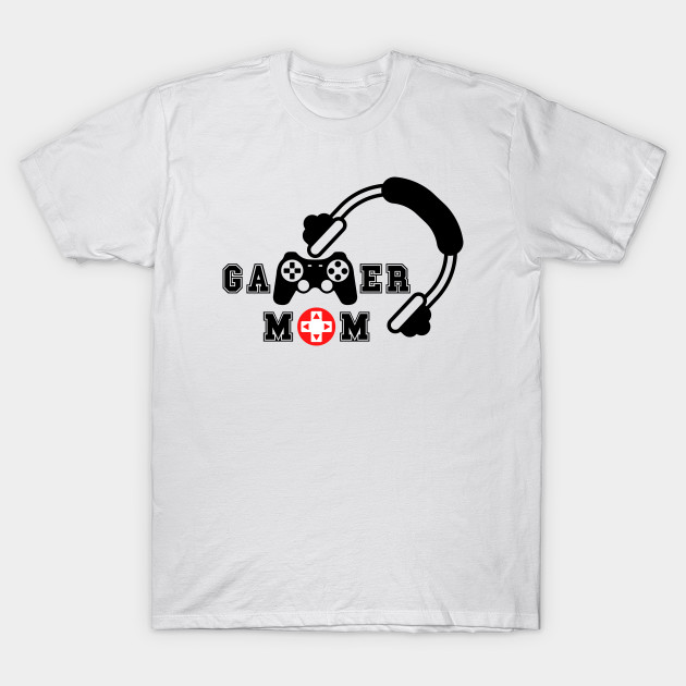 Gamer Mom T-Shirt Controller Headphone