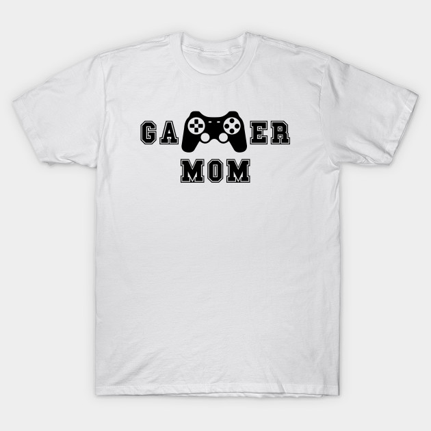 Gamer Mom Text T-Shirt