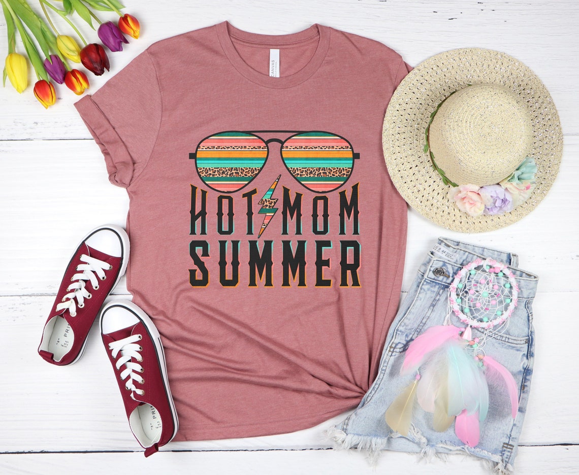 Hot Mom Summer Tee, 2023 Hot Summer Shirt