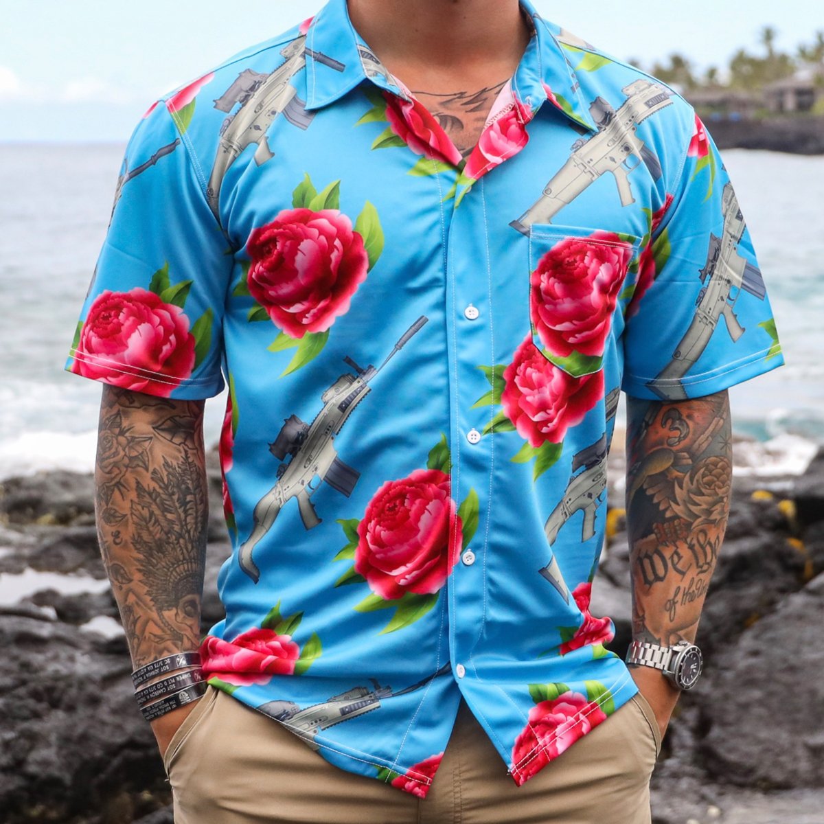 Aloha MK17 Button Up Hawaiian Shirt