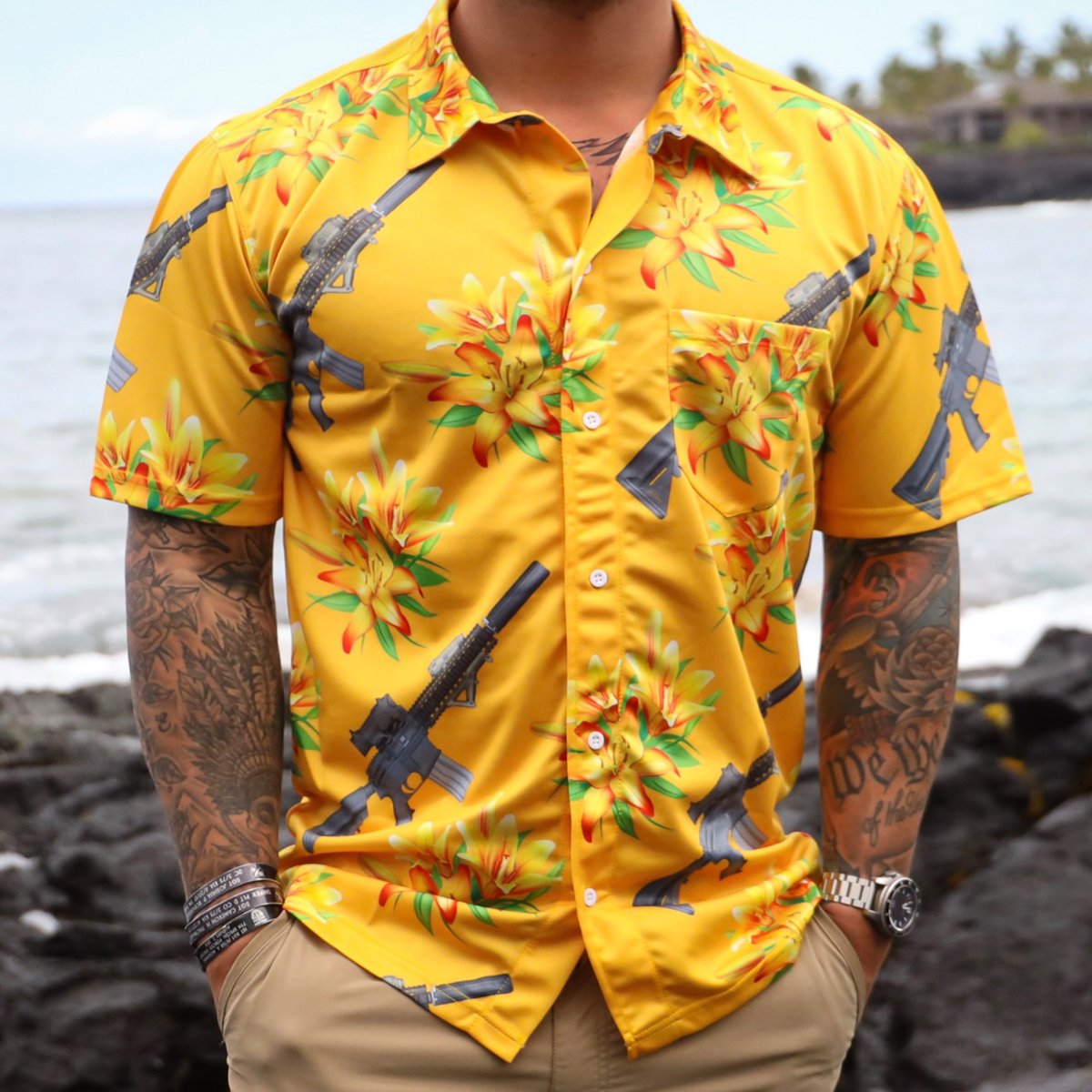 Aloha MK18 Button Up Hawaiian Shirt