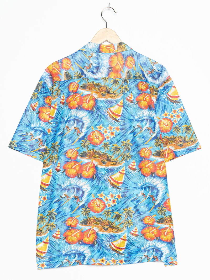 Ocean Current Mixed Colours Hawaiian Shirt