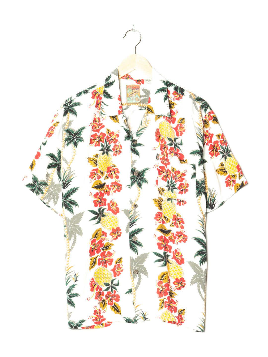 Pineapple Connection White Hawaiian Shirt