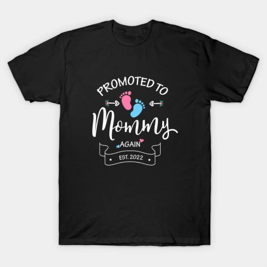 Promoted To Mommy Again Mothers Day T-Shirt