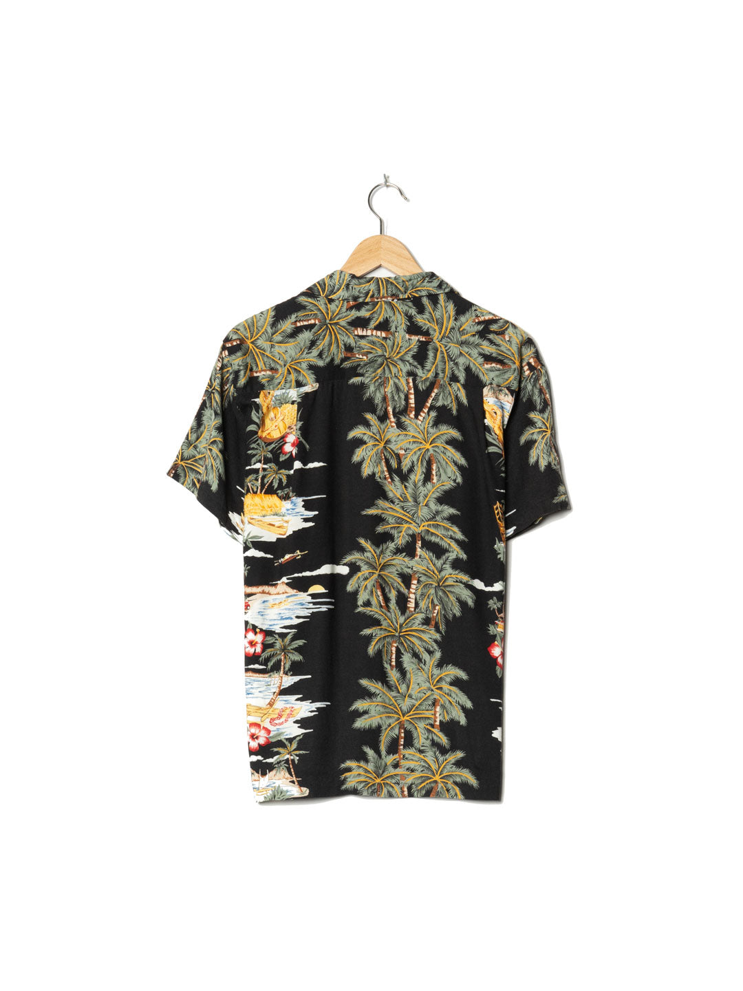 Reserve Black Hawaiian Shirt
