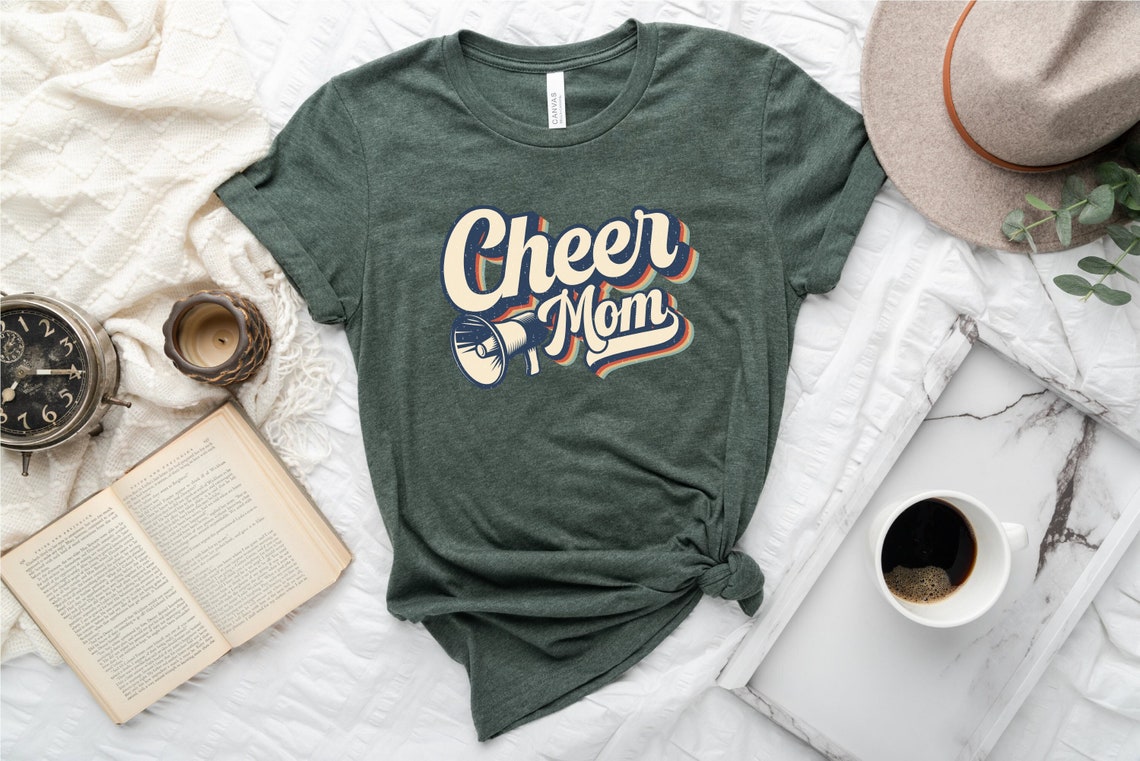 Retro Cheer Mom Shirt, Mothers Day Gift