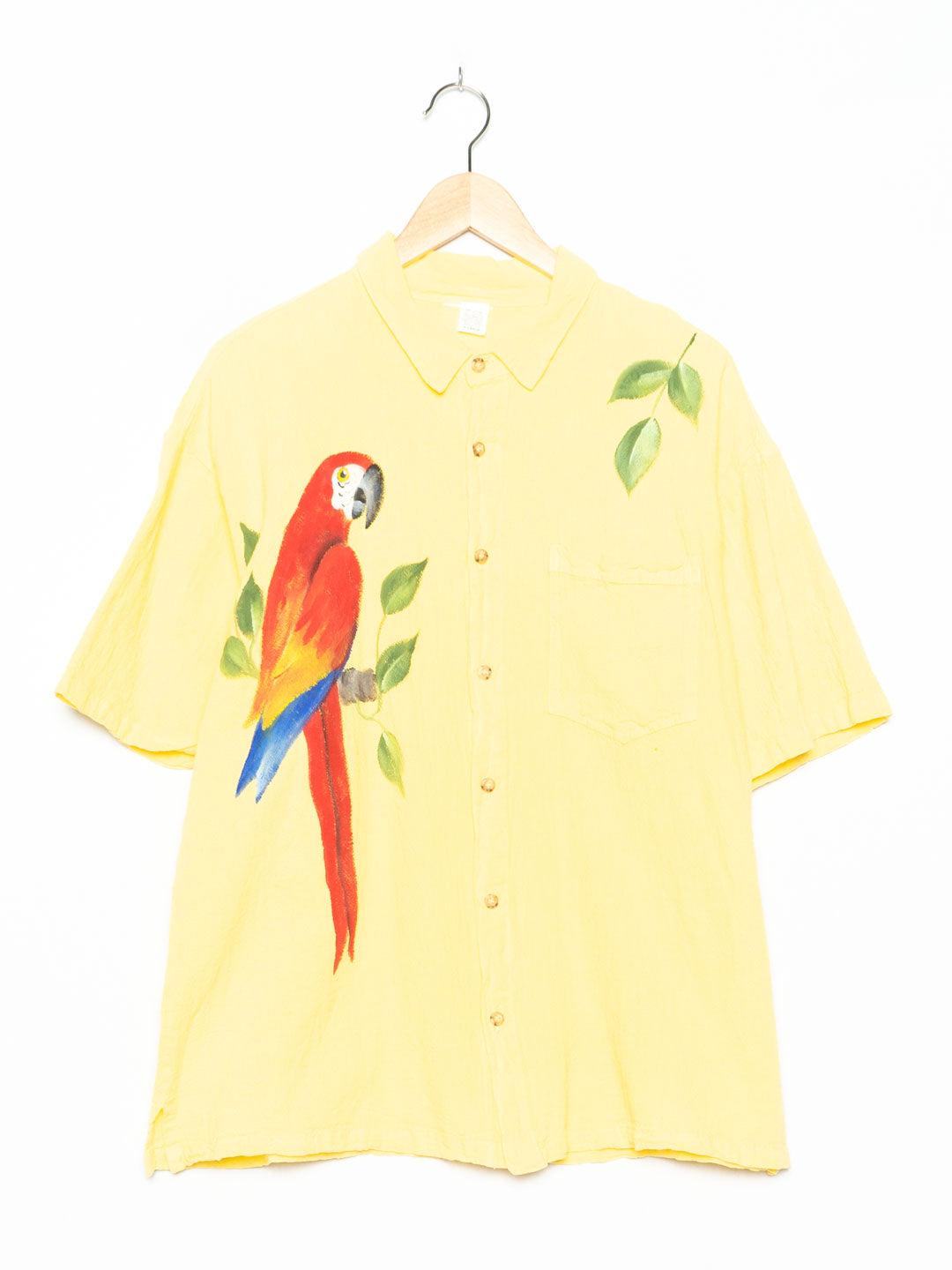 Vinokilo Yellow Hawaiian Shirt