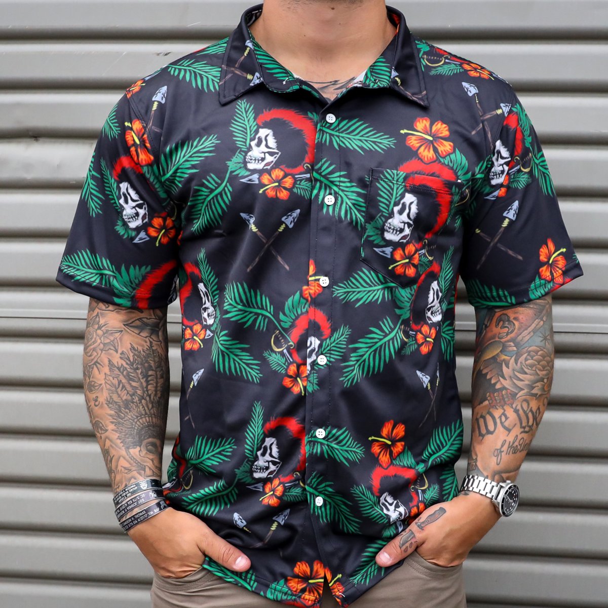 Aloha Bangarang Button Up Hawaiian Shirt
