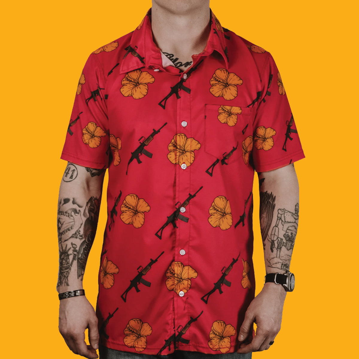 Aloha Galil Button Up Hawaiian Shirt