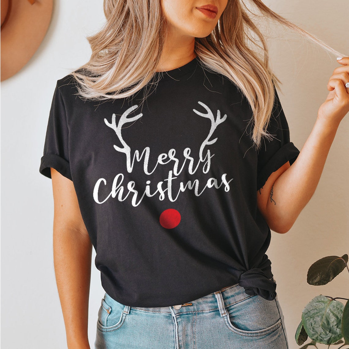 REINDEER MERRY CHRISTMAS Shirts
