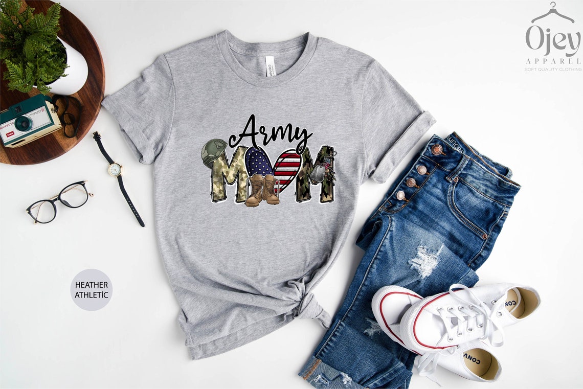 Army Mom Shirts, Shirts for Army Mom, Veterans Day Shirt
