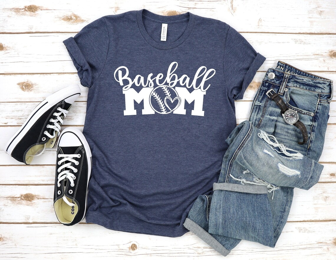 Baseball Mom Shirts, Baseball Shirt, Baseball Mom