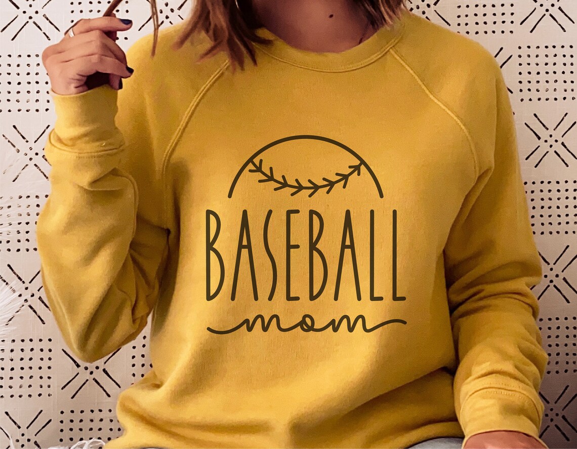 Baseball Text Mom Shirt