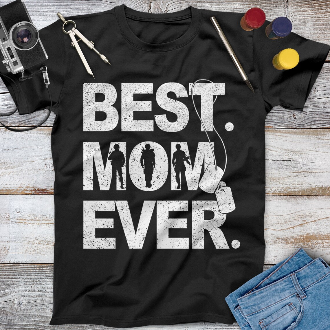 Best Mom Ever Female Veteran Shirt, Memorial Day