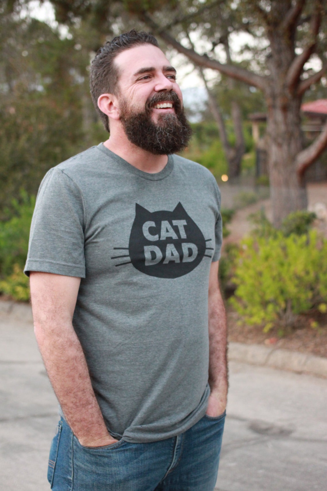 Cat Dad, The Original Cat Dad T-Shirt, Cat Dad Shirt