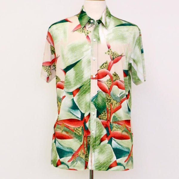 Fast-dry Knit Jersey Aloha Shirts