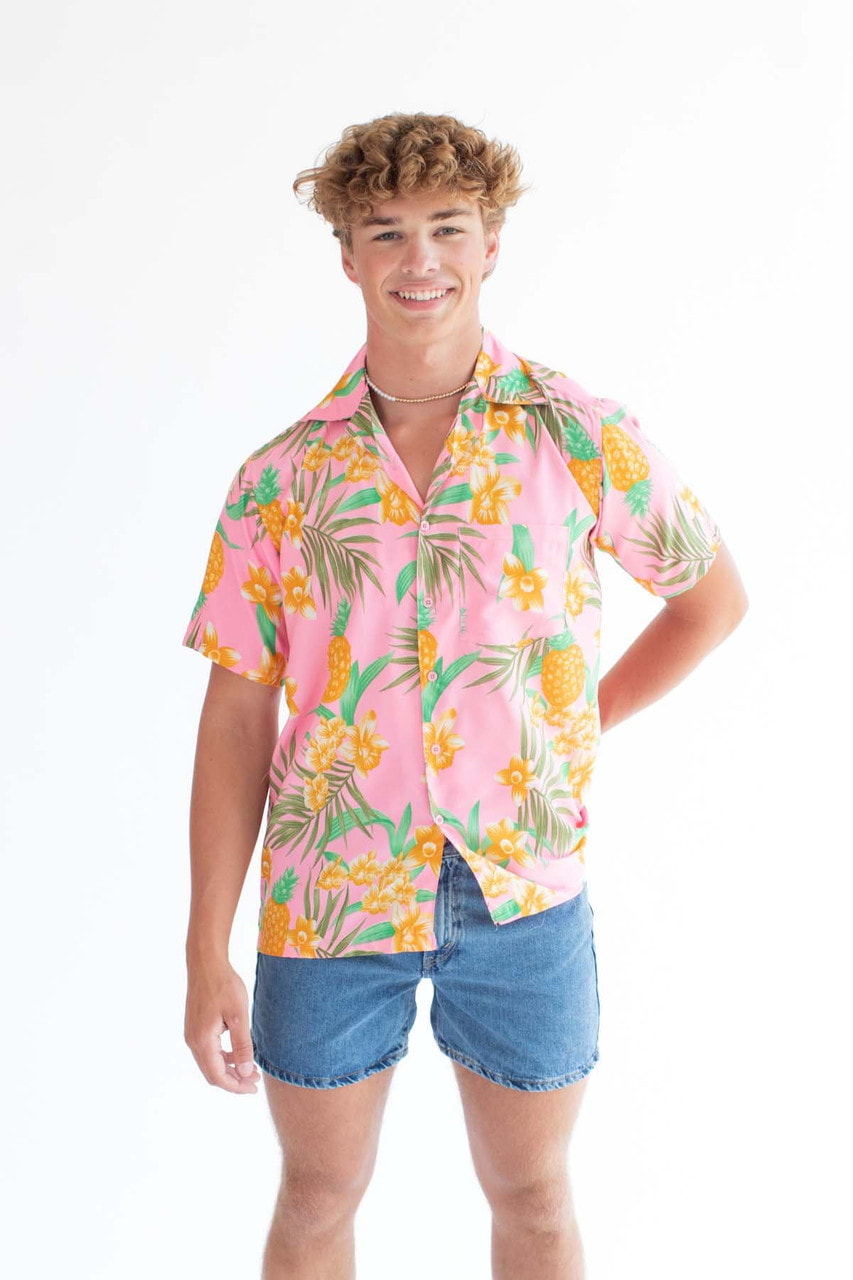 Golden Pineapple Hawaiian Shirt