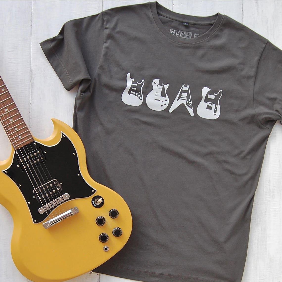 Iconic Guitars Organic Cotton T-shirt - guitar t-shirt