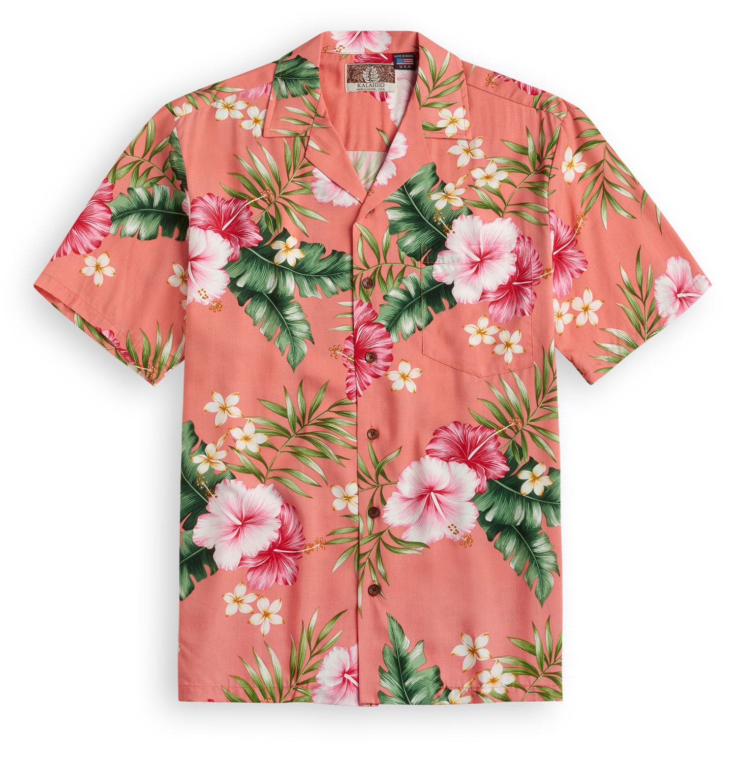 Just Peachy hawaiian cotton shirt
