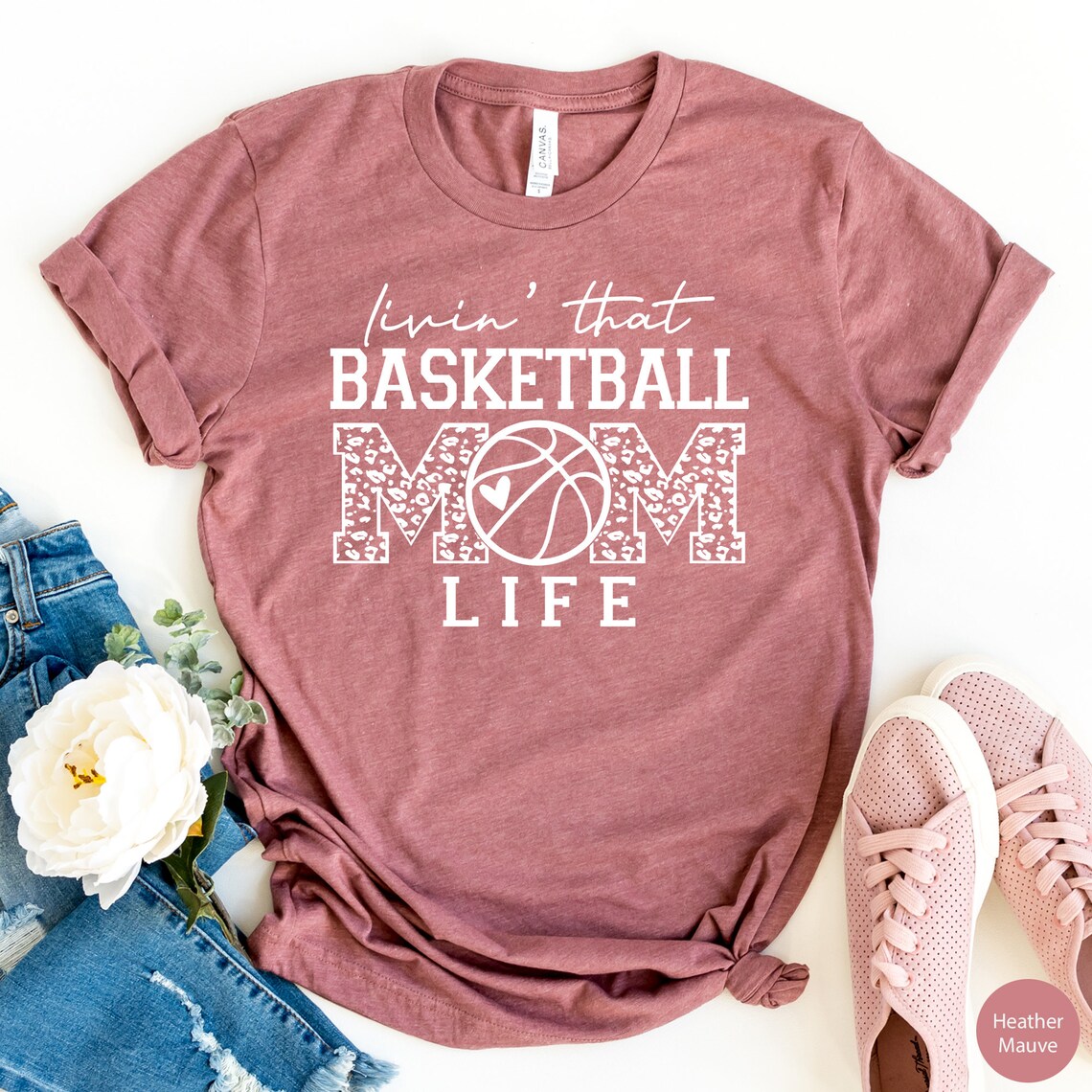 Livin That Basketball Mom Life Tshirt