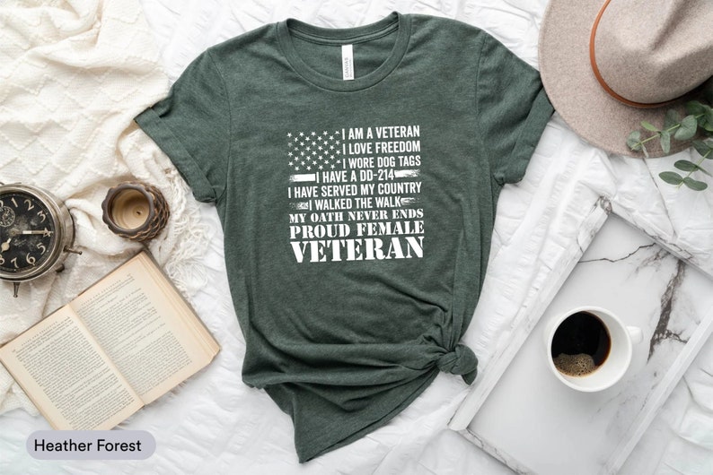 Proud Female Veteran Shirt, Memorial Day Shirt