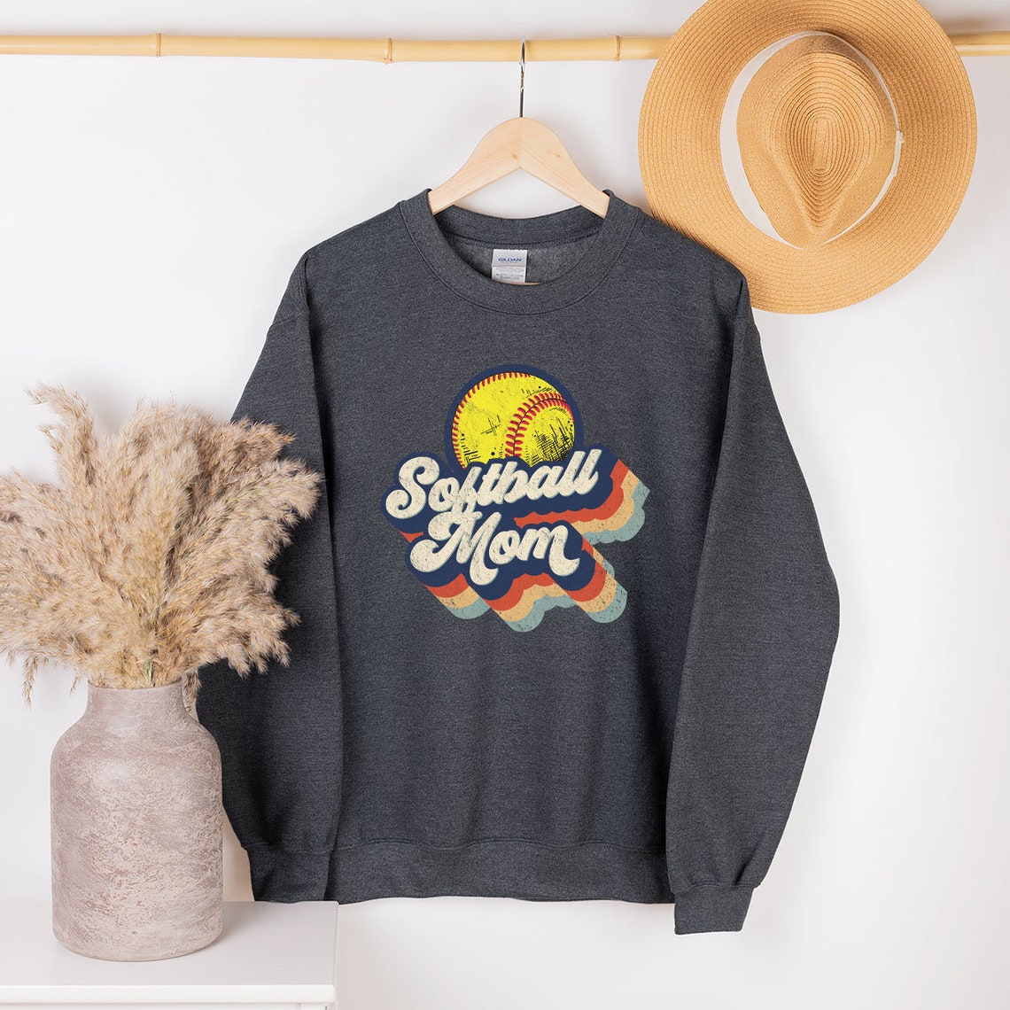 Retro Softball Mom Shirt