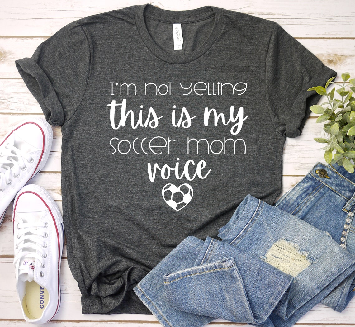 Soccer Mom Voice Shirt, Soccer Mom, Mom Shirt