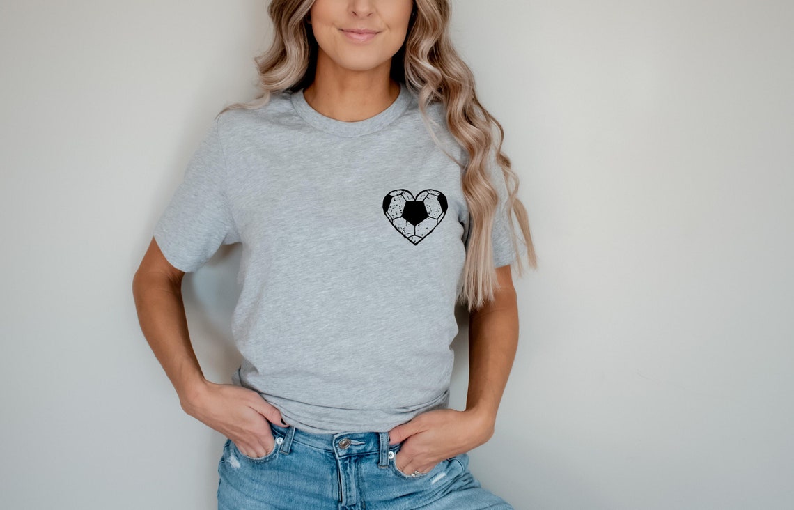 Soccer Shirt, Soccer Mom, Distressed Soccer Graphic Tee
