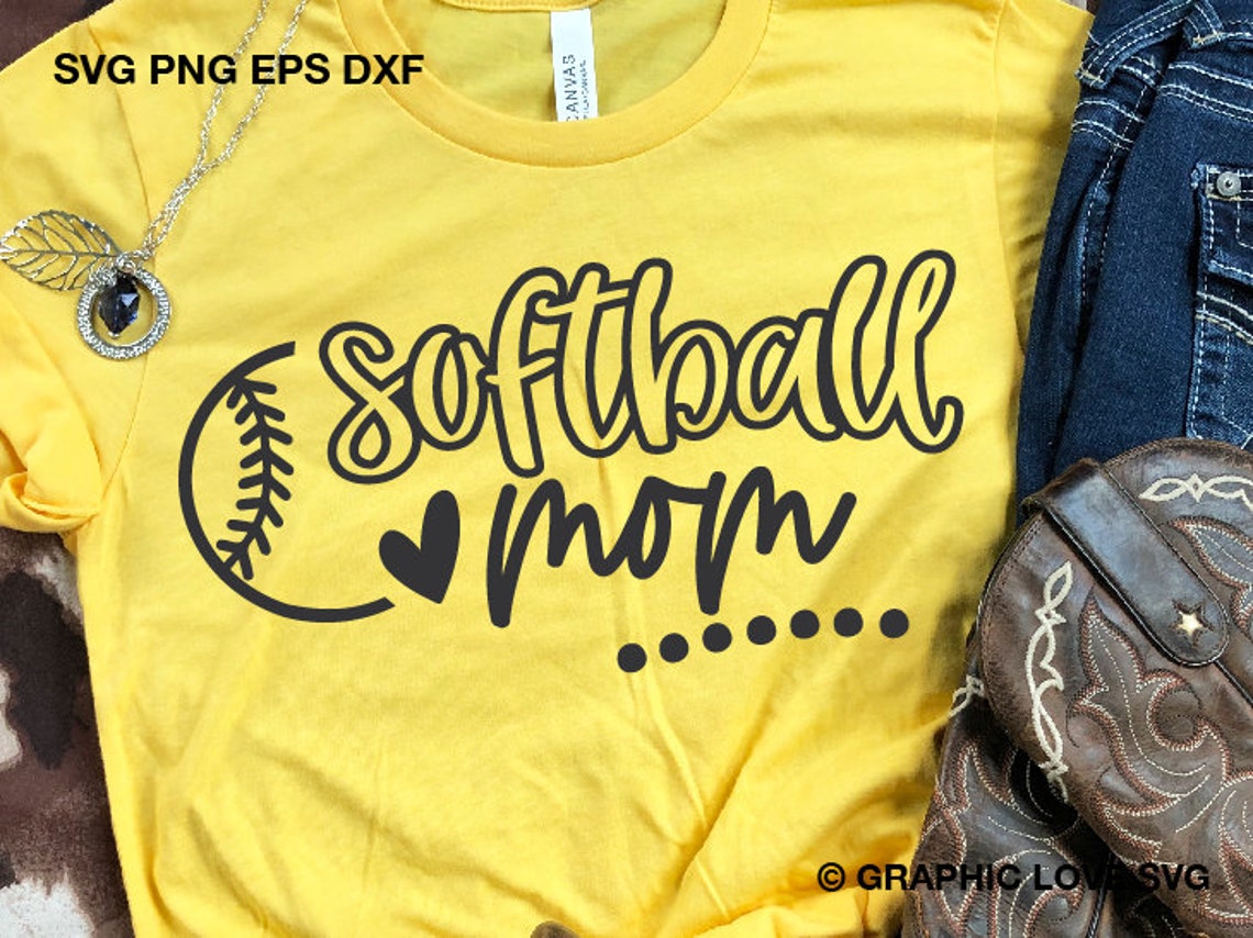 Softball Family Softball Mom Shirt