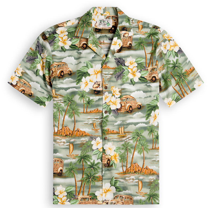 Woodie Beach Hawaiian Shirt