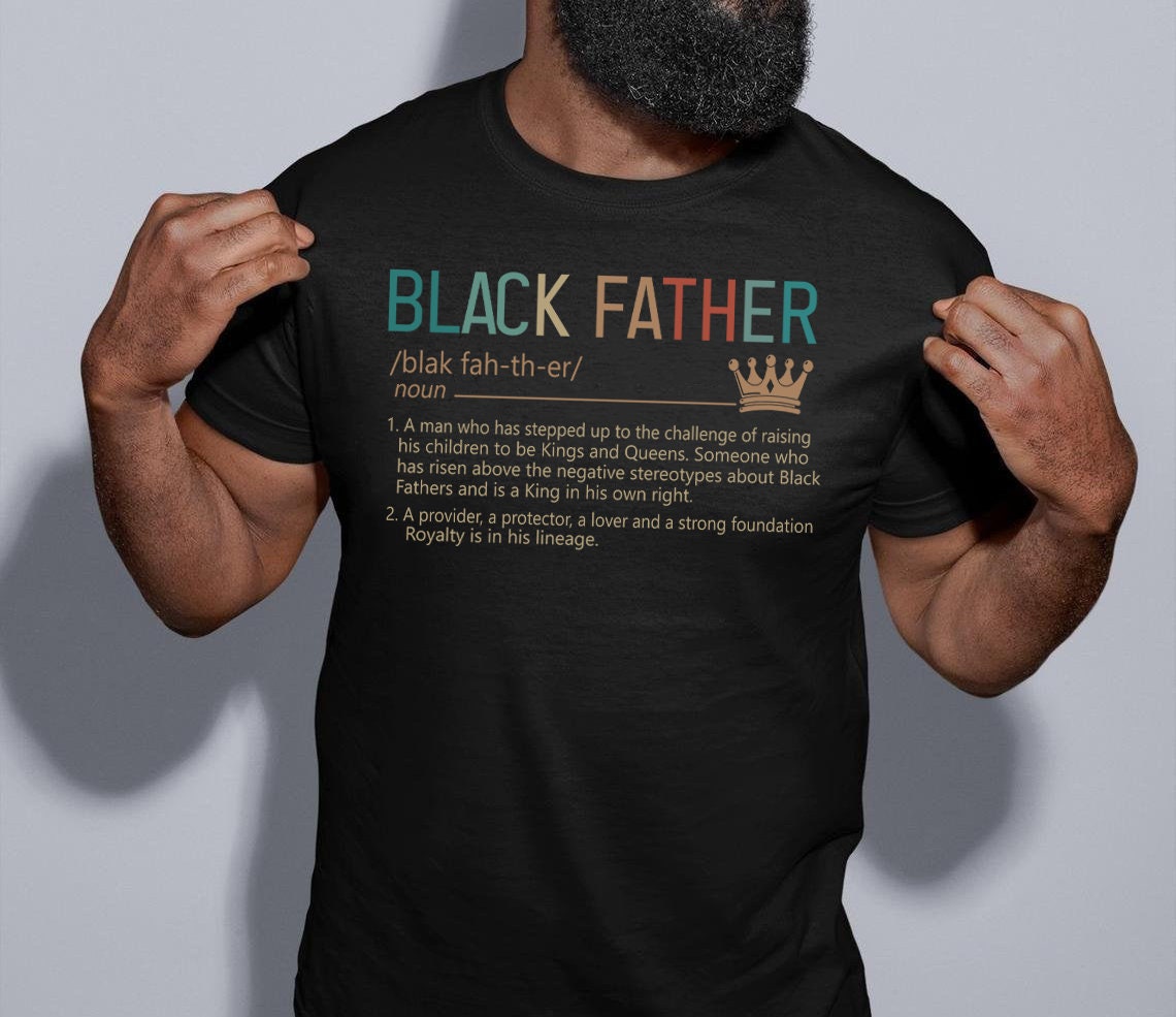 Black Father Classic T-Shirt New Dad Shirt