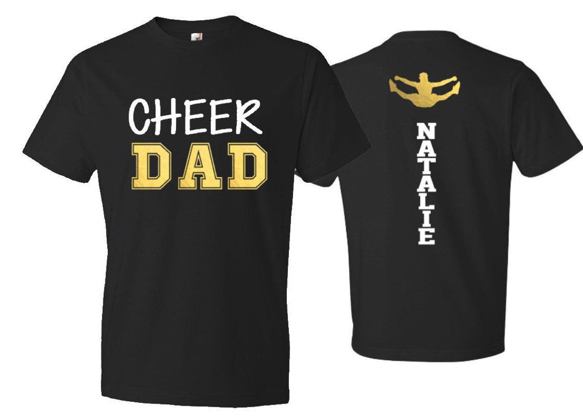 Cheer Dad Shirt  Short Sleeve T-shirt Custom