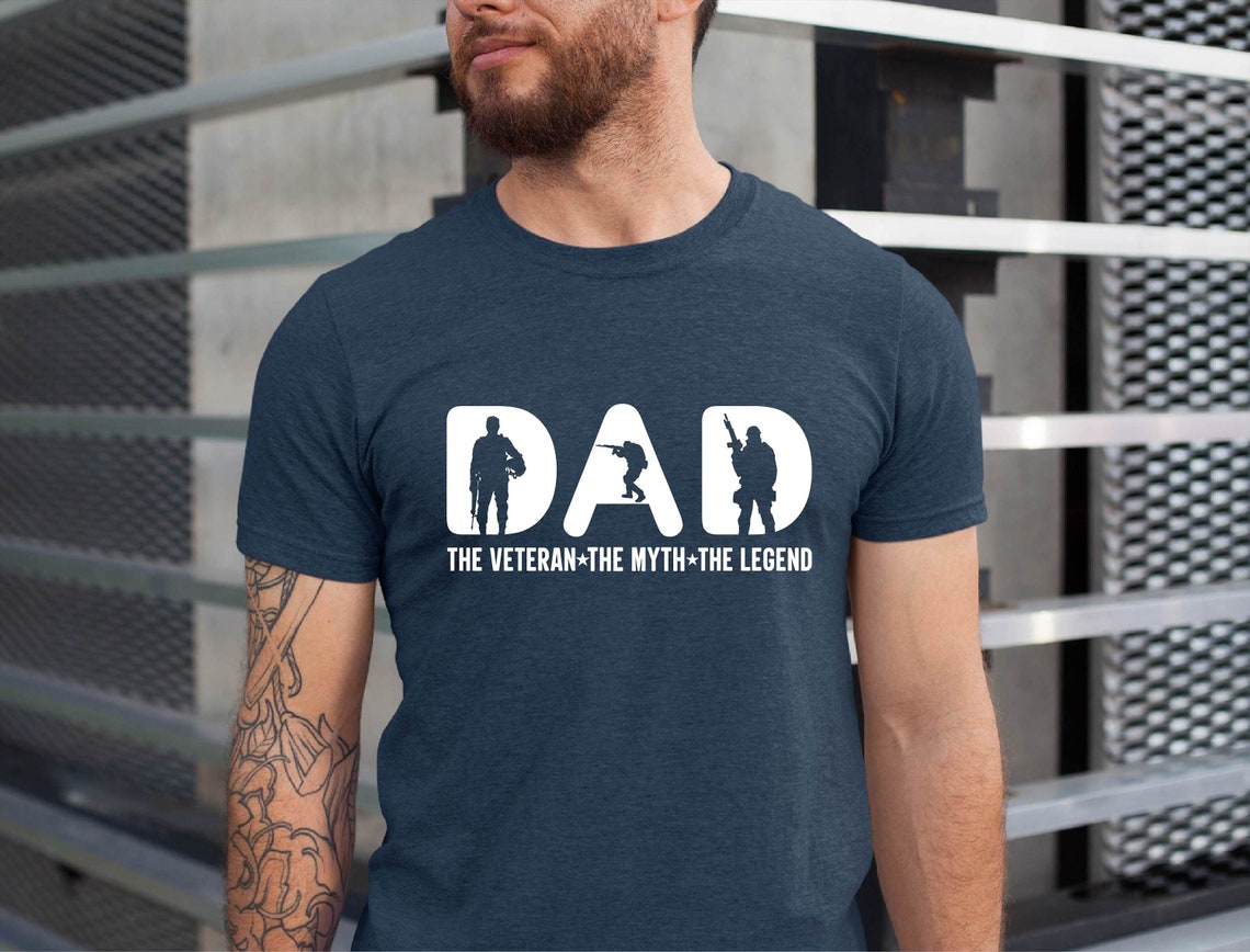 Dad The Veteran The Myth The Legend Tshirt
