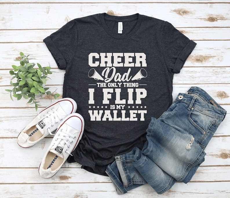 Funny Cheer Dad Shirt Wallet