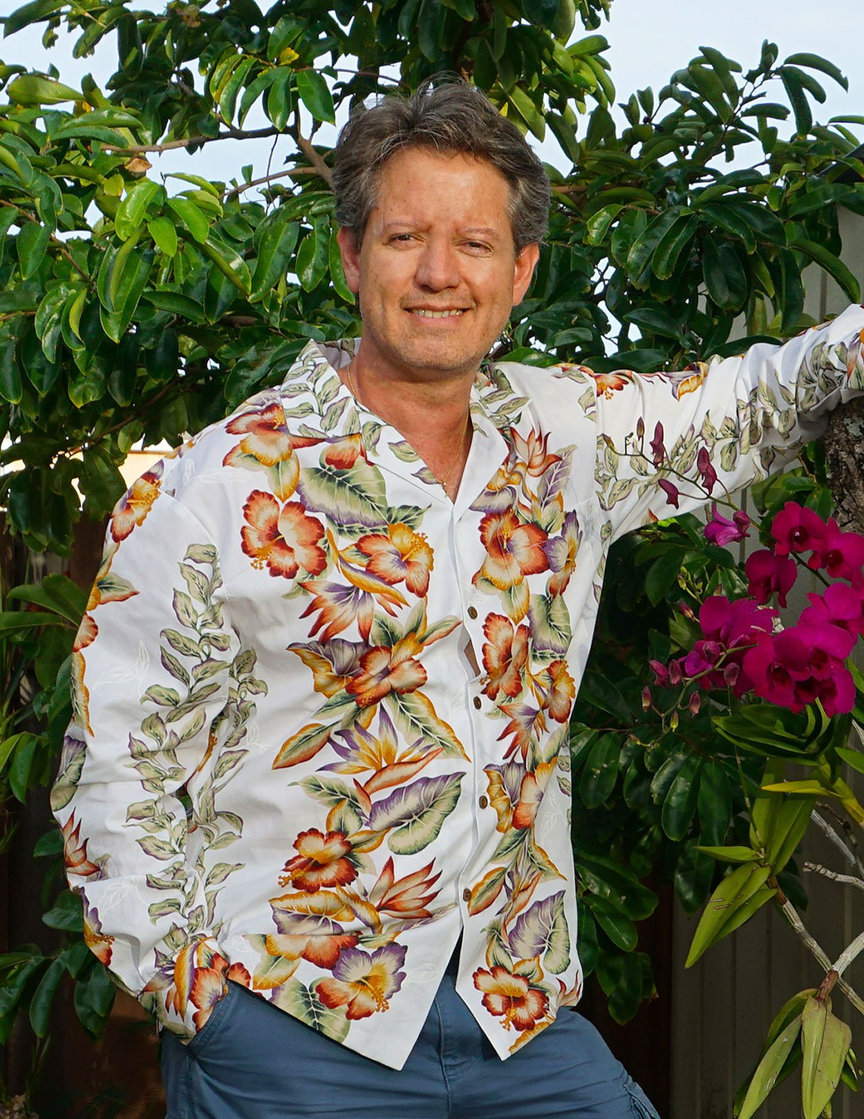 Honolua Long Sleeves Hawaiian Shirt