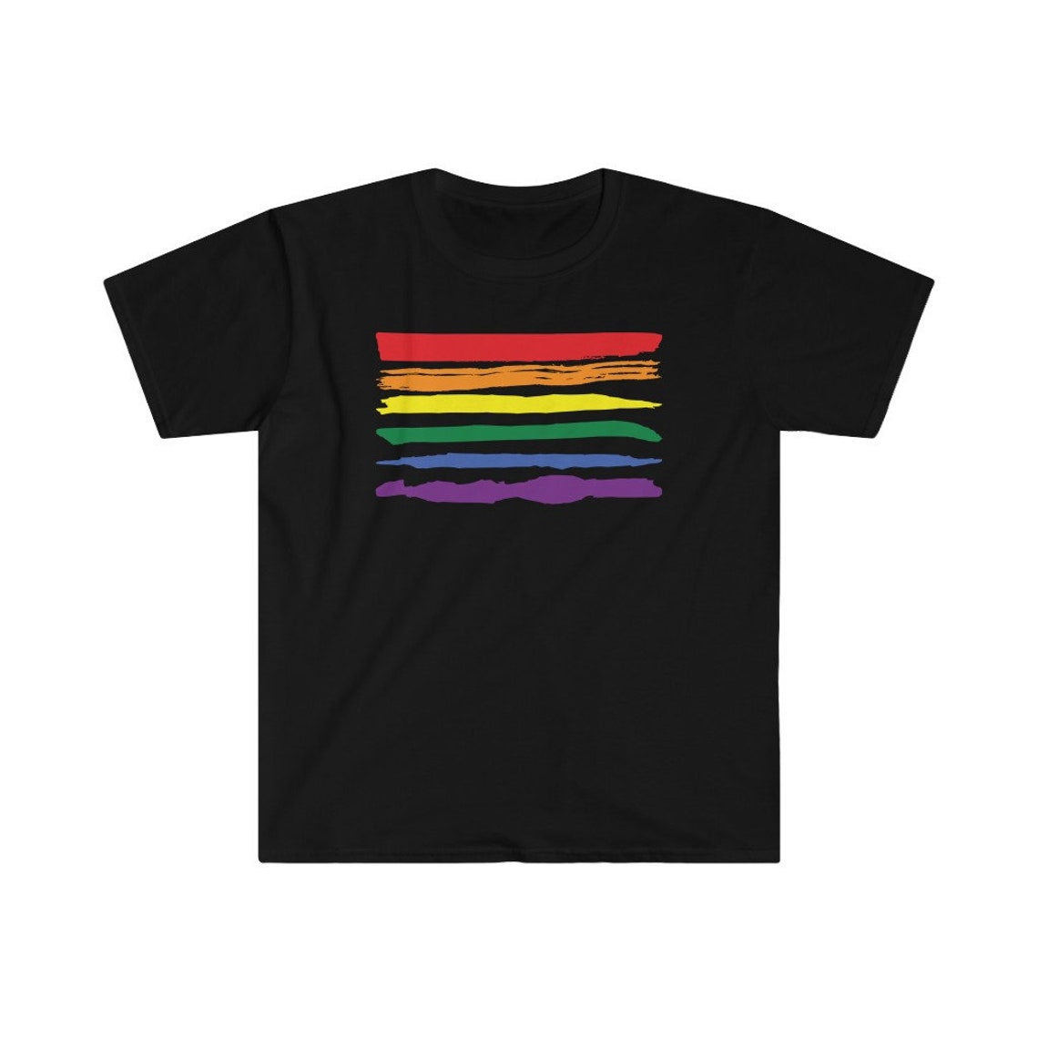 LGBTQ+ Shirt Pride Flag Tshirt LGBT Awareness