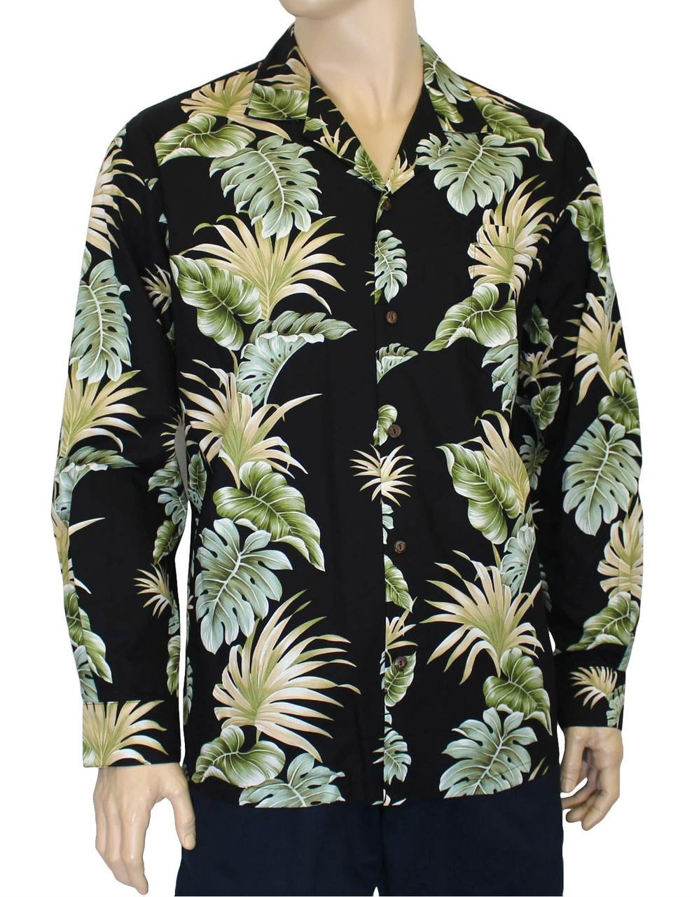 Long Sleeves Hawaii Shirt Lei of Aloha