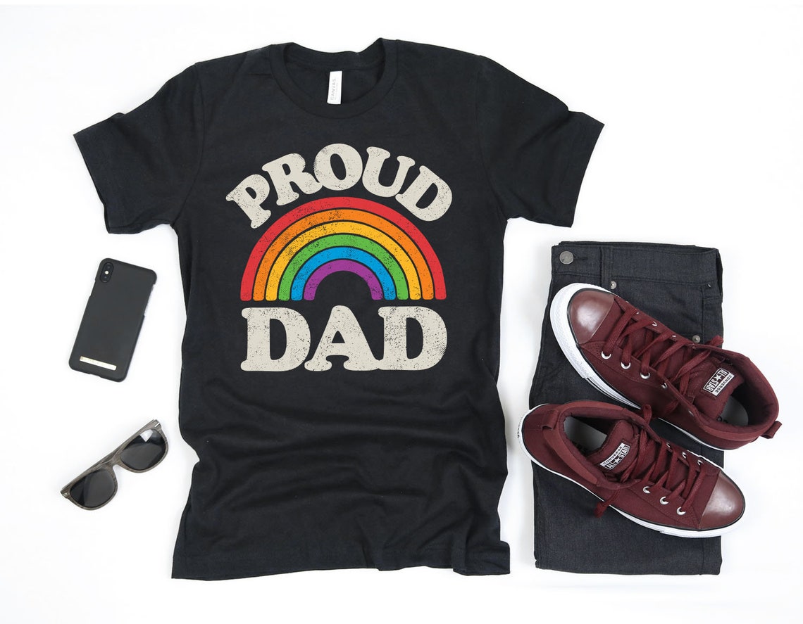 Proud Dad Gay Shirt LGBT Shirt Pride Gift