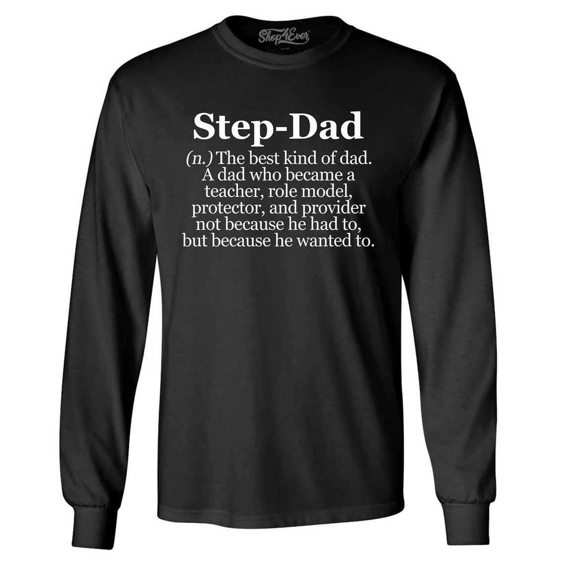 Step-Dad Definition Long Sleeve Shirt